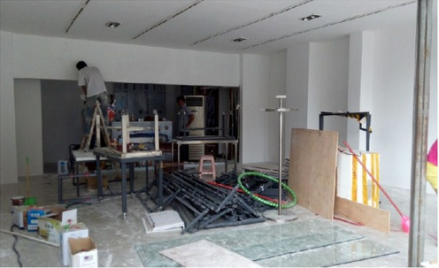 友情低碳環(huán)保漆施工現(xiàn)場(chǎng)【油漆品牌代理招商加盟】