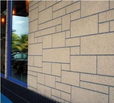  真石漆采用水性乳液，無毒環保