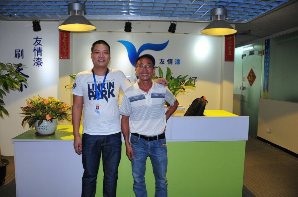 友情漆誠意待客，共謀合作發(fā)展